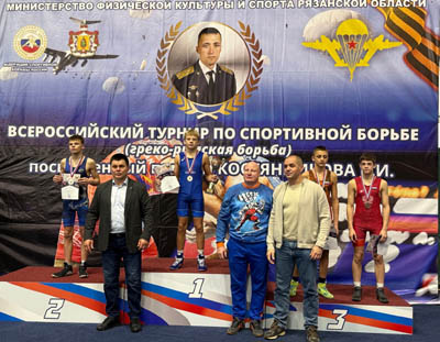 Рязанские борцы завоевали медали домашнего Всероссийского турнира